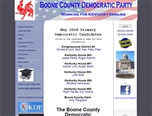 Tablet Screenshot of boonecountydemocrats.org